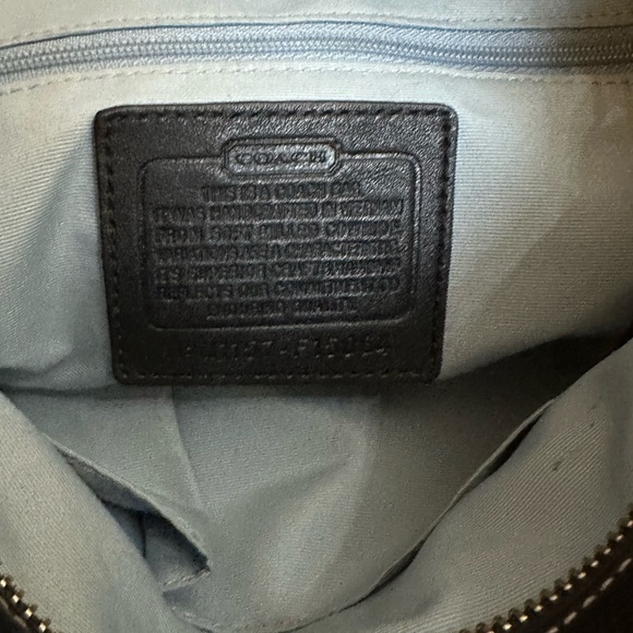 Coach Black Leather Shoulder Bag - Picture 3 of 4